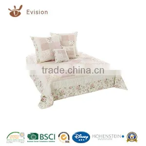 Good Sales Cotton Real Patchwork BSCI Okeo-tex High Quality Shape Bedspread thumbnail-1