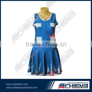 Sublimation Printing Full Tennis Dress Netball Dress thumbnail-1