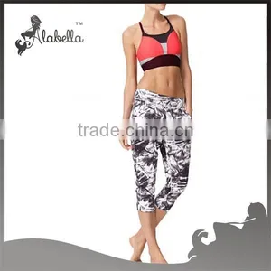 Custom Yoga Fitness Fashion Wholesale Woman Capris thumbnail-1