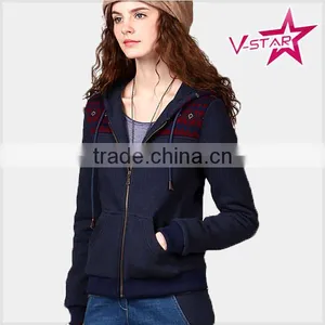 Fashion Design Fleece Hoodie Women Fleece Sweatshirt thumbnail-1