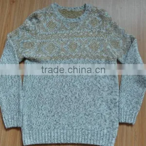 High Quality 2017 Top Quality Winter Cashmere Sweater Men Pure 100% Cashmere Sweater Pullover Striped Sweater (BKNM10) thumbnail-1