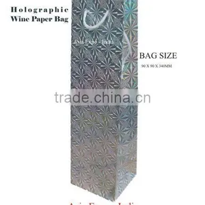 Holographic Wine Paper Bags thumbnail-1