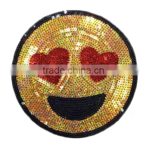 Various Design Sequined Badge Rebersible Sequin Designs Embroidery Patch thumbnail-2