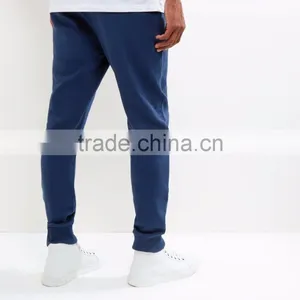 High Fashion Blue Basic Men Fitness Joggers Match Hoodies Playsuit Sweat Pants Custom With Side Pockets thumbnail-3