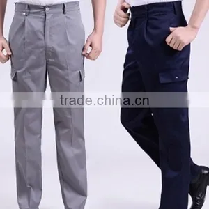 Juqian 2016 Factory Price New Mens Working Uniform Poly Cotton Cheap Cargo Uniform Work Pants With Side Pockets thumbnail-1