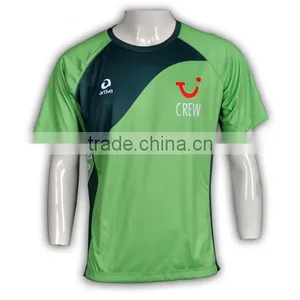 BSCI/ISO9001 Factory Dry Fit Breathable Fabric Italy Sublimation Ink Hotsale Cheap Custom Sports Team t Shirts thumbnail-3