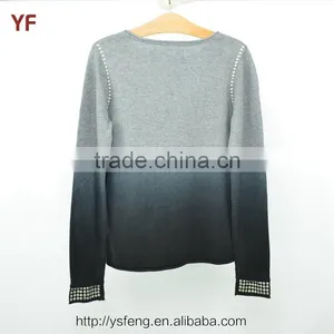 Dip Dye Branded Kids Sweaters Models For Children thumbnail-2