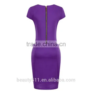 2017 Ladies Office Dress Work Wear V Neck Women Summer Dress Pencil Dress SD17 thumbnail-2