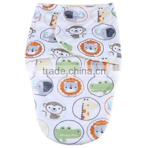 Autumn Winter Thick Coral Fleece Baby Swaddle Wrap thumbnail-3