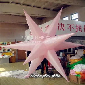 Customized Pink Air Star Inflatable Lighting Balloons for Advertising and Event thumbnail-1