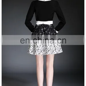 Wholesale High Quality Ladies Knit Dress OEM, High Quality Dress Fashion thumbnail-5
