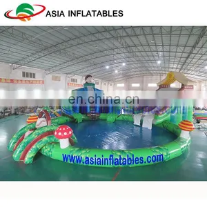 Giant Removable Inflatable Water Park/ Inflatable Amusement Park on Land thumbnail-1