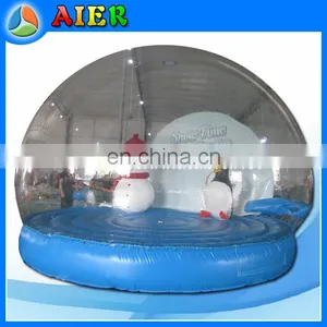 Inflatable Snow Tent for Taking Photos, Inflatable Snowball for Christmas, Welcome Snowball Inflatable Tent thumbnail-1
