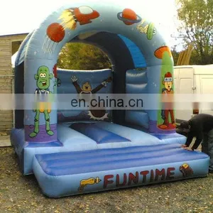 Inflatable Space Bouncer, Inflatable Space Jump Castle, Fun Time Castle thumbnail-1