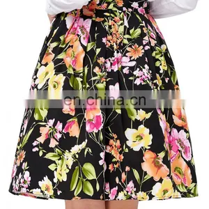 19 Colors ! Grace Karin Cheap Occident Short Retro Vintage 50s Floral Print Cotton Skirt CL6294-11# thumbnail-4
