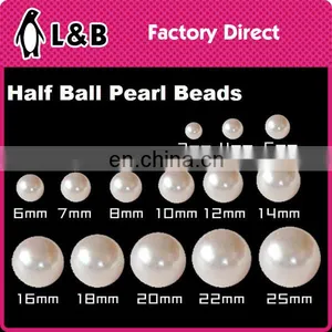 Jewelry Accessories Wholesale 2017 Hole Loose ABS Plastic Pearl Beads thumbnail-1