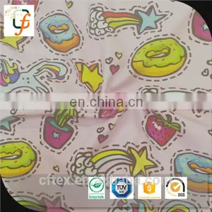 Lowest Price Custom Digital Printing Cotton Lycra Knit Fabric for Baby thumbnail-1