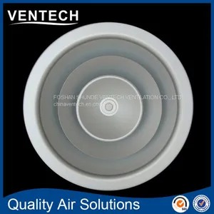Aluminum Ceiling Air Vent Air Terminal Round Diffuser Used for Hvac System thumbnail-5