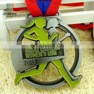 Zinc Alloy Die Cut Hollow Bronze Running Metal Custom Sports Medal With Hanger thumbnail-6
