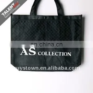 Custom Private Printed Brand Name Logo Eco-friendly Non Woven Promotional Shopping Bag thumbnail-6