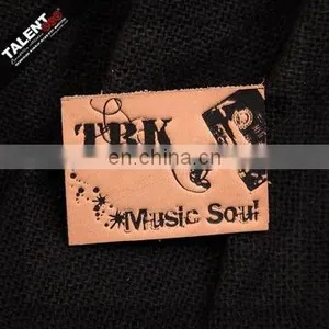 Custom Private Brand Design Genuine Jeans Leather Patch Labels thumbnail-1