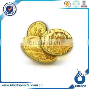 High Quality Custom Coin,metal Fake Gold Cion thumbnail-2