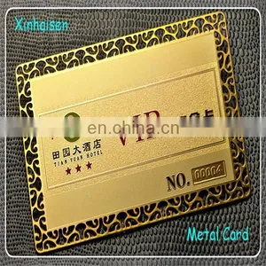 Plated High Quality Metal Magnetic Stripe Credit Card Metal Name Card thumbnail-4