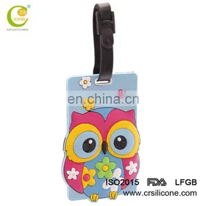 Factory Direct Sale Custom Eco-Friendly Pvc Baggage Tags Silicone Luggage Tag thumbnail-4