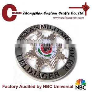 Custom Unique Cut Out Coin Enamel Military Police Challenge Coin thumbnail-1