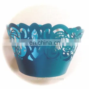 Portable Aser Cut Lace Cupcake Wrappers thumbnail-1