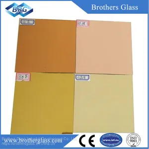 Gold Bronze, Pink, Yellow Colored Mirror thumbnail-1