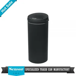 50L Red Home Appliance Stainless Steel Automatic Sensor Trash Bin thumbnail-3