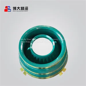 Concave and Mantle Spare Wear Parts for Cone Crusher Metso GP300 Concave and Mantle thumbnail-1