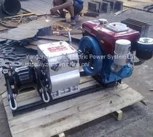 Diesel Engine Powered Winch; Pulling Motored Winch; Cable Pulling Motored Engine Winch thumbnail-5