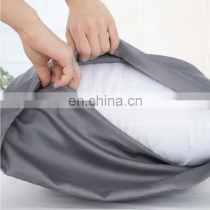 Natural Hypoallergenic Breathability Cozy Summer Bamboo Fiber Durable Pillowcases thumbnail-5