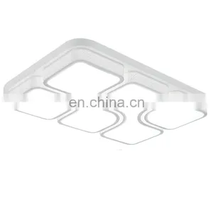Atmospheric LED Ceiling Lamp Warm Dimmable Rectangular Lights for Bedroom Study Room thumbnail-5