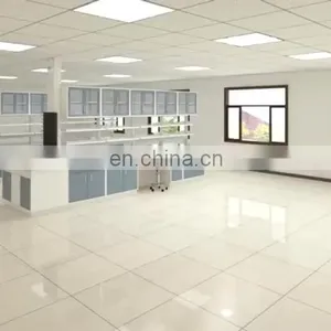 Polypropylene Laboratory Furniture Design Lab Working Table Chemical PP Island Work Bench thumbnail-1
