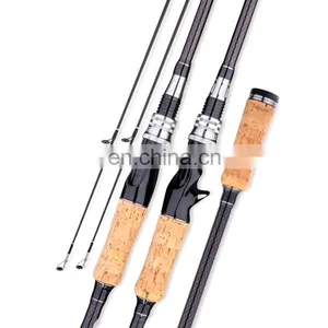 High Quality 2 Section Spinning Casting Carp Fishing Rod Carbon Fiber thumbnail-1