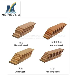 Tinland/Abachi /Hemlock/Canada/Cedar/Red Wine/China Sauna Wood Panel thumbnail-3
