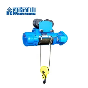 High Quliaty CD1 MD1 1t 2t 3t 5t 10t 16t 20t Monorial Wire Rope Electric Hoist for Overhead Crane thumbnail-4