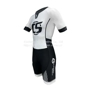 High Quality Track Skate Skin Suit Team Customized Custom Speed Skating Suit Skating Jersey Compression Soild Colors Inline Skating Suit Custom thumbnail-1