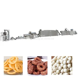 Cheetos and Corn Strips Equipment for Onion Rings Leisure Puffed Food Production Line thumbnail-4