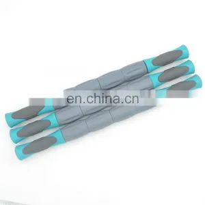 Female Hand Quality Plastics Yoga Massage Stick Foam Roller Muscle Fit Body Massage Roller Stick thumbnail-1