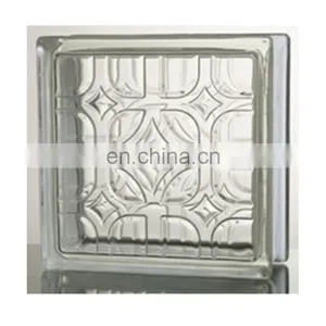 Patten Texture Eco-friendly Outdoor Wall Decorative Exterior Hollow Glass Brick thumbnail-3