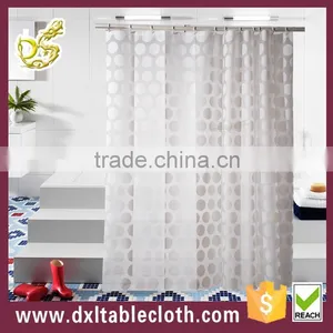 Printed White Proof Polyester Fabric Shower Curtain 72x72 Inch thumbnail-1