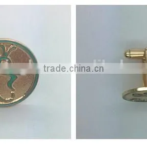 Custom Gold Cufflink thumbnail-1