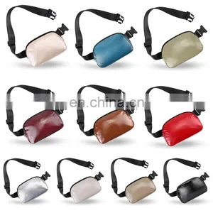 Waterproof PU Leather Adjustable Buckle Belt Bags Outdoor Fitness Gym Cycling Running Crossbody Chest Travel Bags For Women thumbnail-3