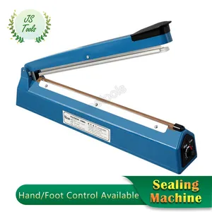 Impulse Heat Sealer Portable Sealing Machine Balloon Heat Sealer Machine Mylar PP Plastic Bag Sealer Food Film Manual Pressure Sealer Heavy Duty Sealing Machine Hand Held Heat Sealer thumbnail-1