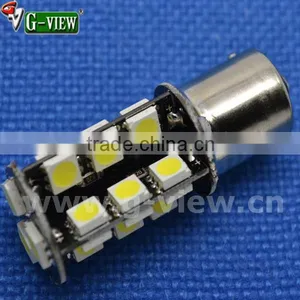 no Error Car Led Turn Light , 12v Car Led S25 Auto Turn Bulb , 1156/7 27smd 5050 Canbus Car Led Lamp thumbnail-1