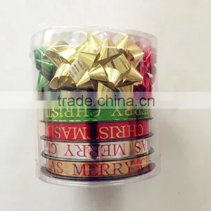 Chrstimas Decoration Ribbon Bow / Curly Bow / Wrapping Ribbon / Gift Tag Box Set With Stickers thumbnail-1